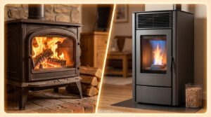 scopri quale tra stufe a legna e pellet è la soluzione più economica oggi. analisi dettagliata e risposta definitiva per riscaldare casa risparmiando.